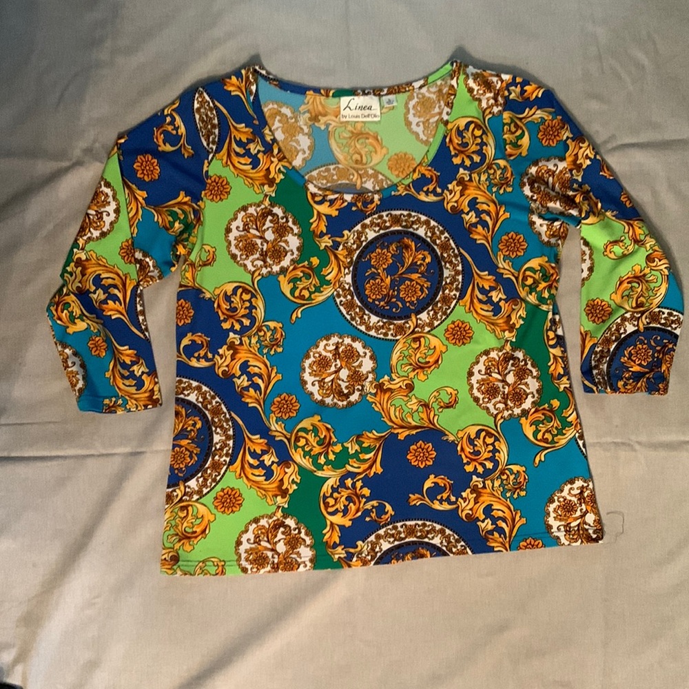 Linea by Louis Dell’Olio Print Top